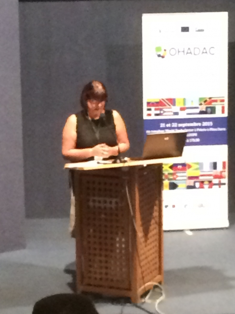 Au congrès @Ohadac Françoise ANDRIEUX présente le Code Mondial de l'Execution #UIHJ#Avocat #Guadeloupe