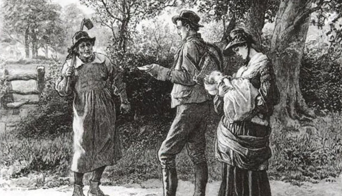 Au XIXe siècle, un mari anglais pouvait se débarrasser de sa femme en la vendant aux enchères - Crédit photo : © dailygeekshow.com